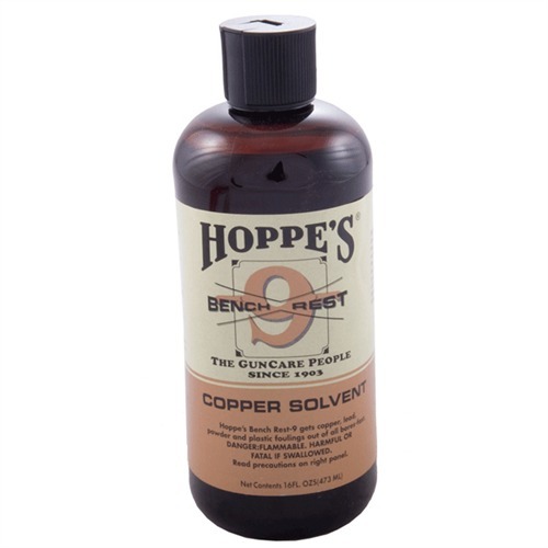 Solvent - Hoppes Bench Rest 9 Copper Gun Bore Cleaner - 16oz