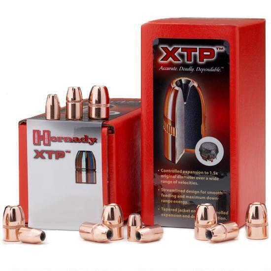 Projectile - Pistol 9mm  90gn Hornady HP/XTP