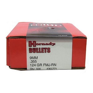 Projectile - Pistol 9mm 124gn Horndy FMJ / 500