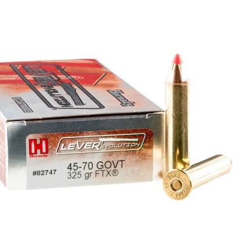 Ammo - 45-70Govt Hornady 325g LEVERevolution FTX / 20
