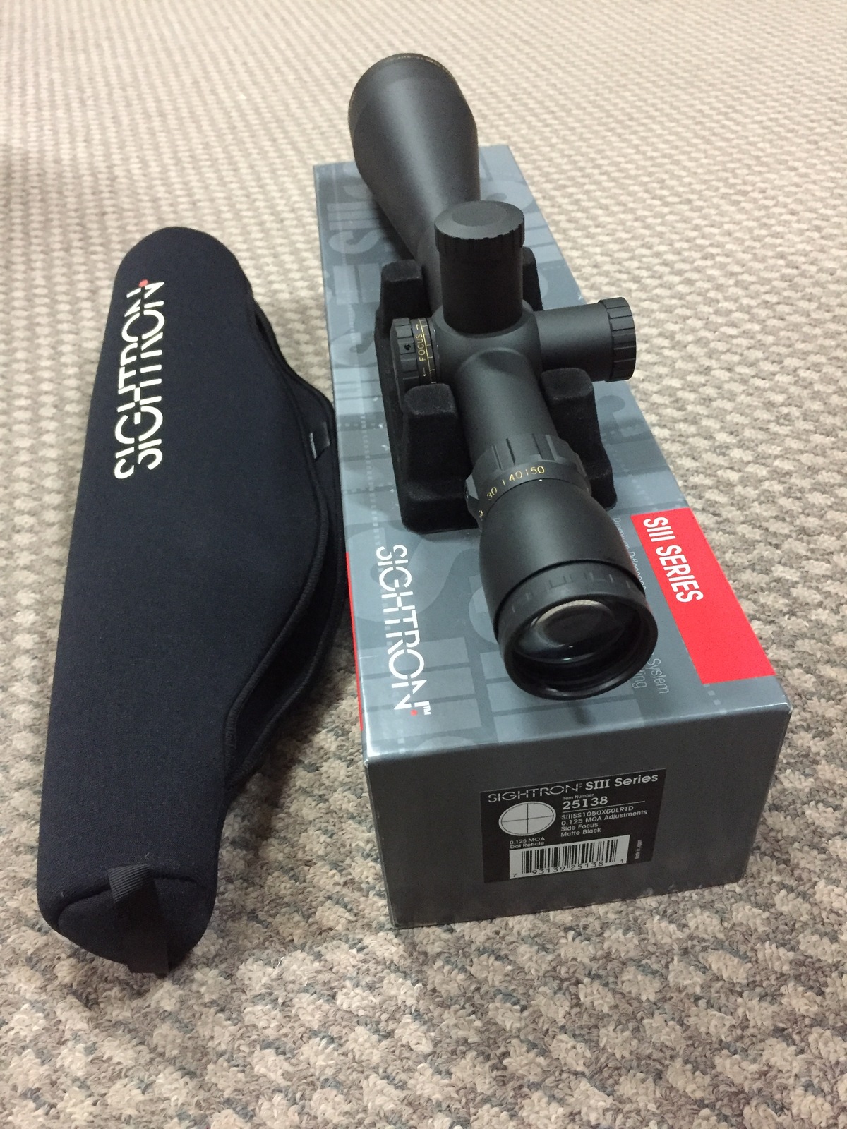 Scope - Sightron SIIISS 10-50x60 Tar Dot