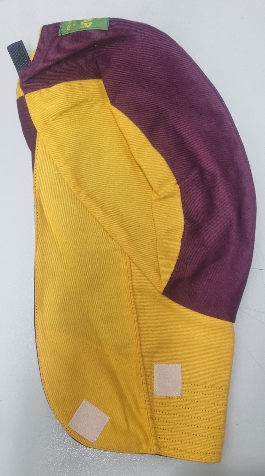 Cap - Mac-Cap - Burgundy & Yellow - Large