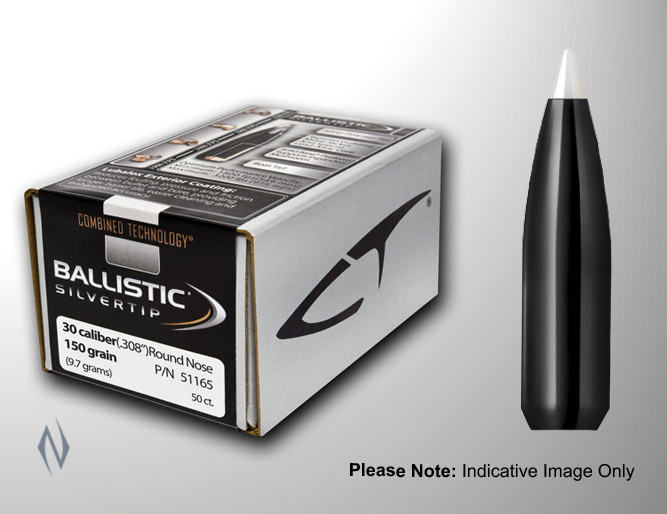 Projectile - 6 mm -  55gn Nosler Silver B/Tip