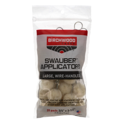 Birchwood Casey Swauber (Daub / Swab) 20pk