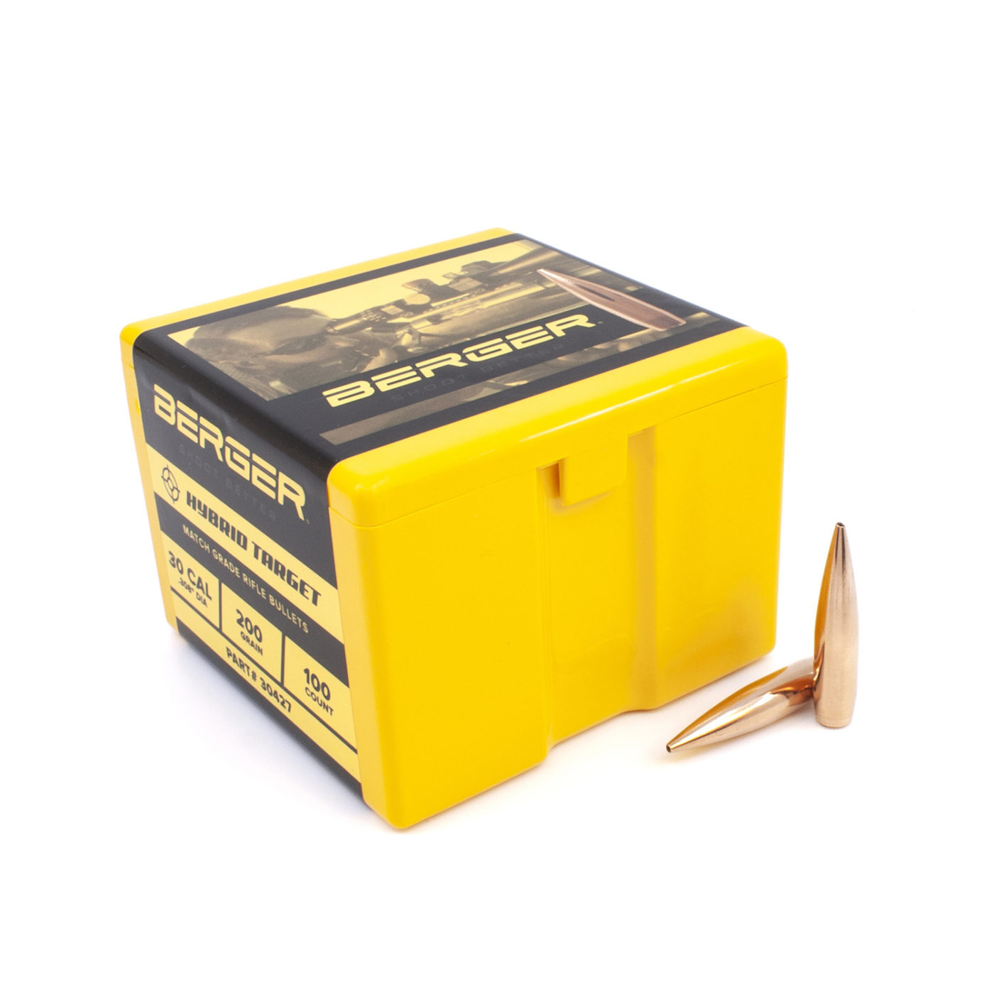 Proj - 30cal - Berger 200gr Hybrid Target / 500pk