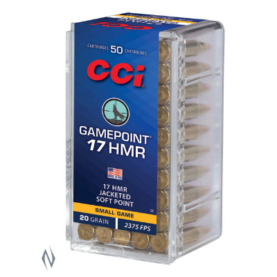 Ammo - 17HMR - CCI 20gn Game Point / 50pk