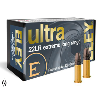 Ammo - 22LR - Eley Ultra Extreme Long Range 1100fps / 50pk