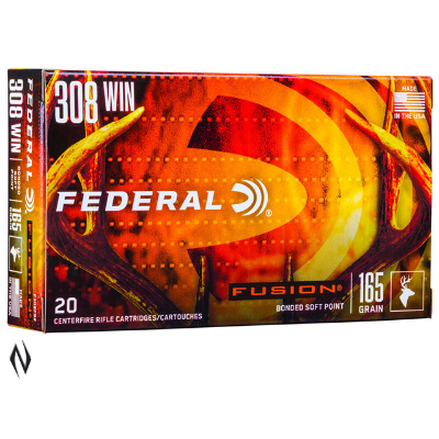Ammo - 308Win - Federal Fusion 165gr / 20pk