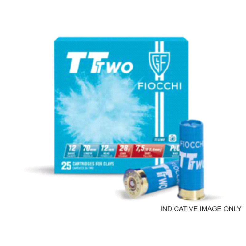 Ammo - 12ga - Fiocchi TT 28g #7.5 1345fps / 25pk