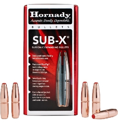 Proj - 35Cal - Hornady 250gr SUB-X / 100pk