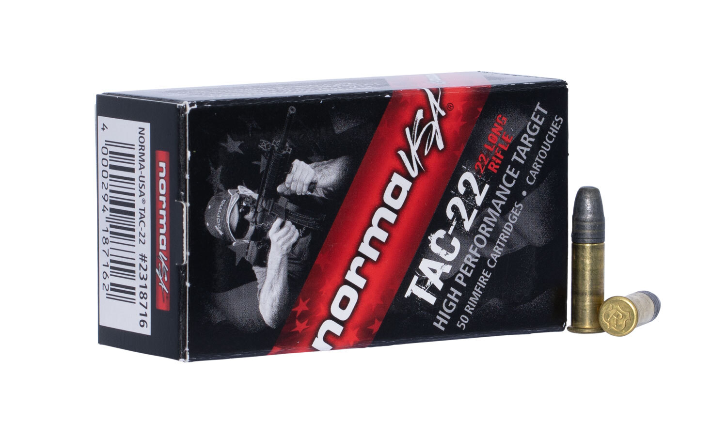 Ammo - 22lr - Norma 40gr TAC-22 / 50pk