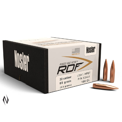 Proj - 22Cal - Nosler RDF 85gr HPBT / 500pk