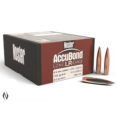 Projectile - 6.5mm - Nosler 142gr SP Accubond LR / 100pk