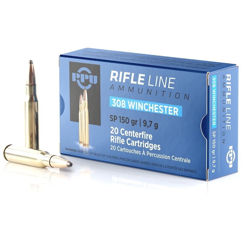 Ammo - 308Win - PPU 150gr SP / 20pk