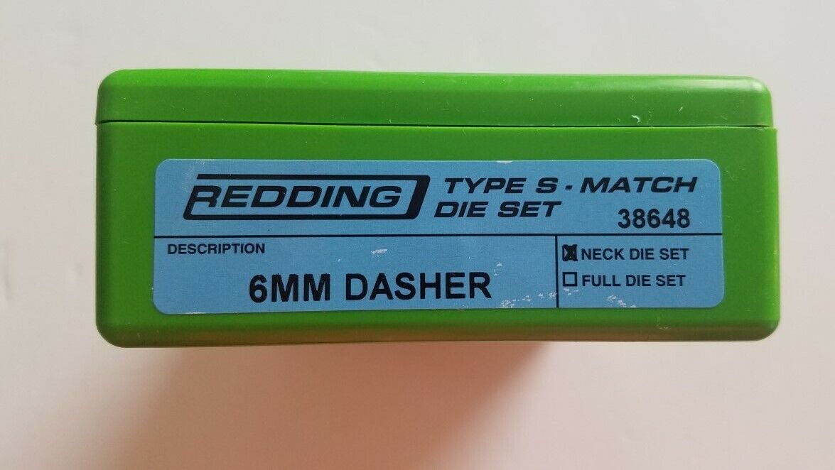 Die Set  - Redding Type-S Match Neck - 6mm Dasher