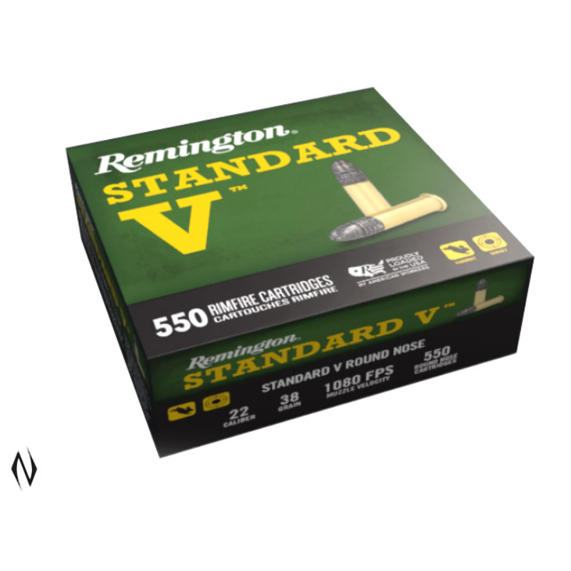 Ammo - 22lr - Remington 38gr RN Standard V 1080 fps / 550pk