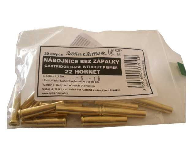 Brass - S&B 22Hornet / 20pk