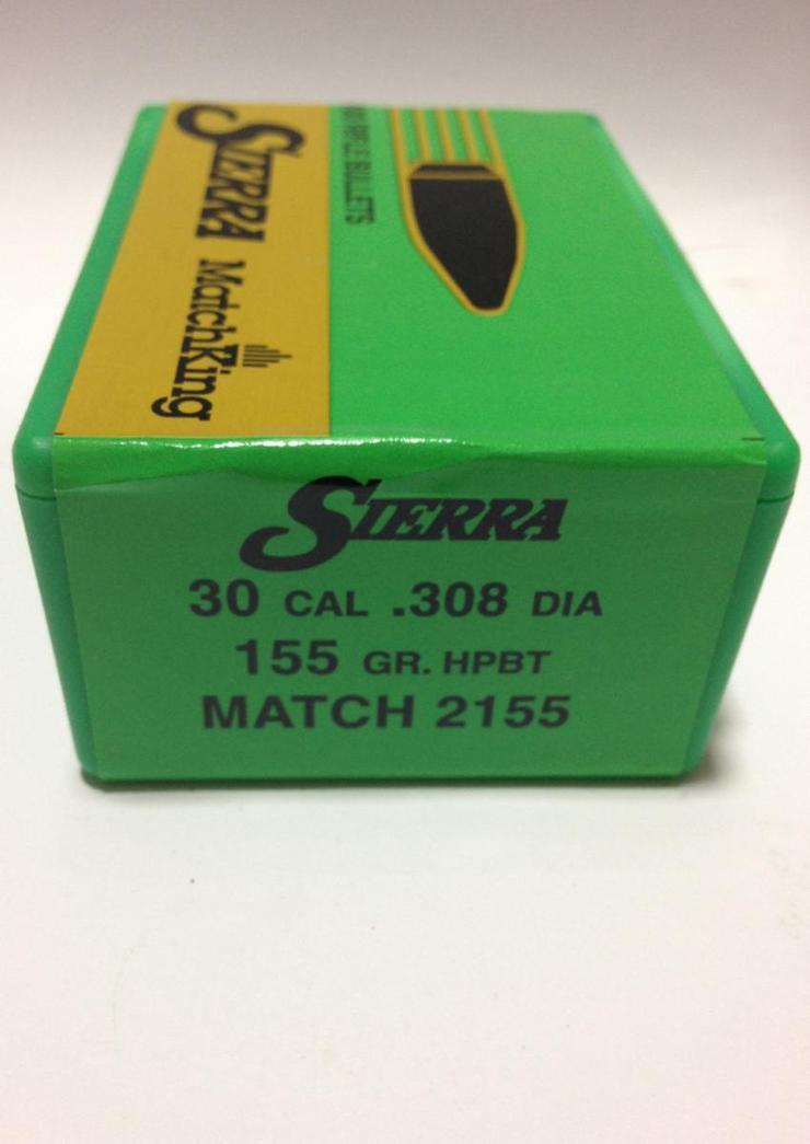 Proj - 30cal - Sierra 155gr MatchKing SMK / 100pk