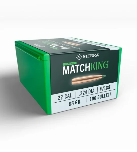Proj - 22cal - Sierra 88gr Tipped MatchKing TMK / 100pk