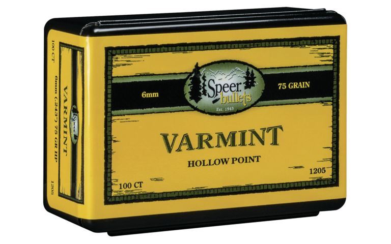 Proj - 6mm - Speer 75gr HP / 100pk
