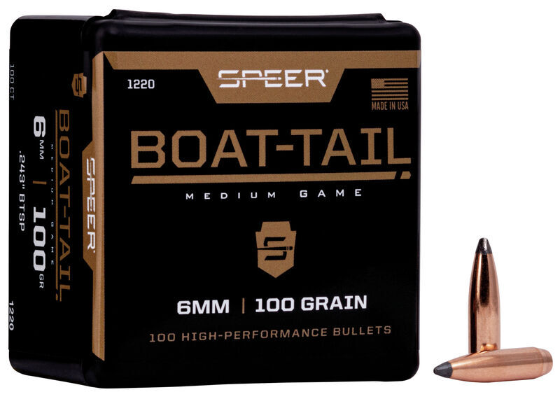 Proj - 6mm - Speer 100gr BTSP / 100pk